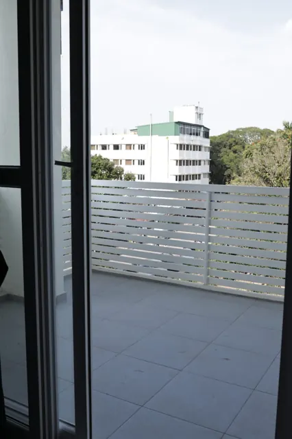 Balcony at SKY Service Apartment