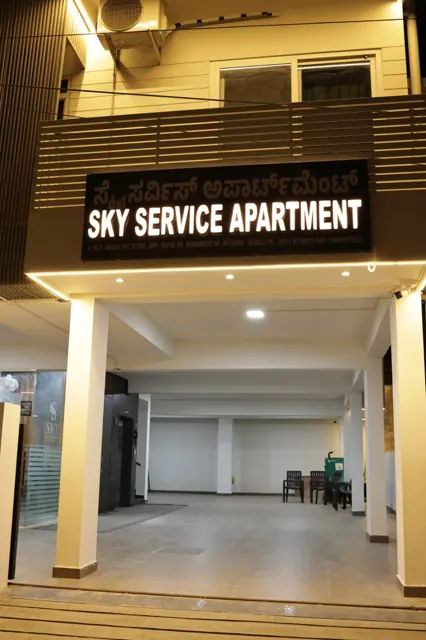 Parking Area at SKY Service Apartment